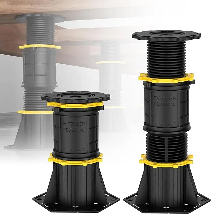 

2 Pcs Adjustable Height Bed Support Legs Bed Frame Center Support Legs for Bed Frame/Bed Center Slat Bed Support Reinforcement