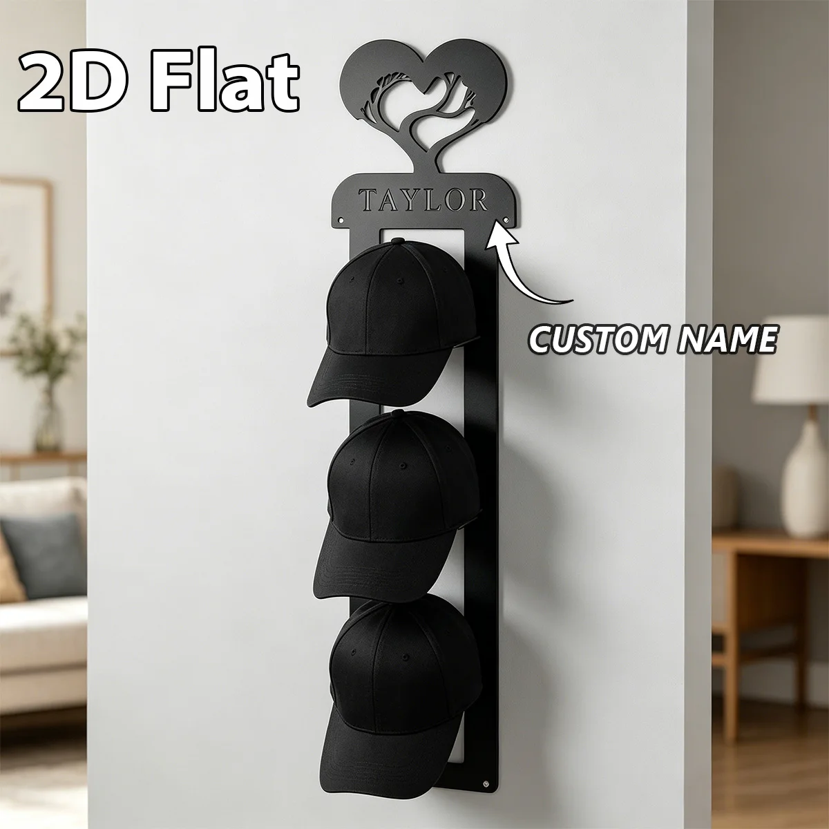 Personalized Metal coat rack Space Saving Entryway Mudroom,Heavy Duty,Birthday Gift,Year Round Holiday Season, Perfect DIY Idea
