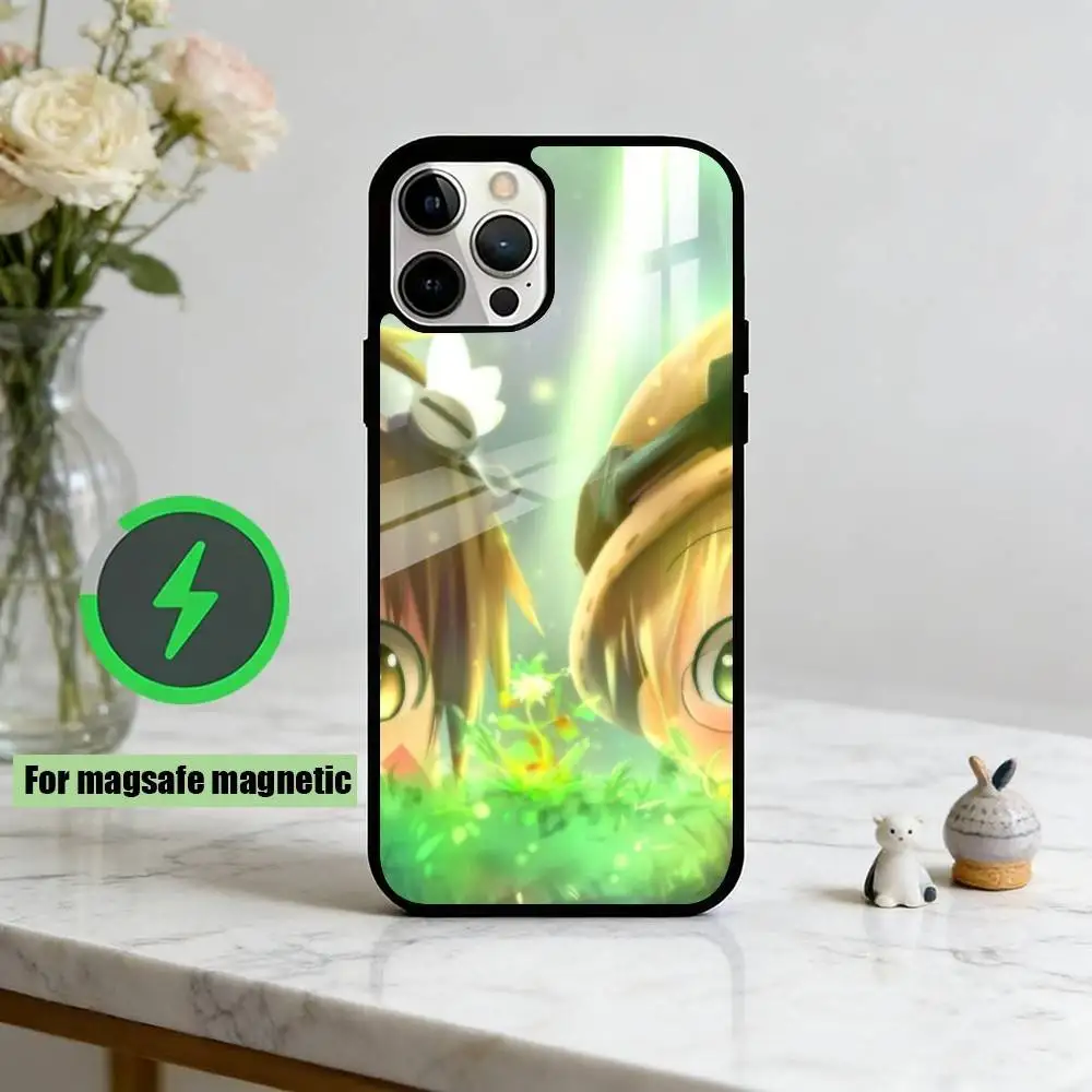 M-Made in Abyss Riko Anime  Phone Case For iPhone17,16,15,14,13,12,11 Plus,Pro Max Magnetic For Magsafe Wireless Charging