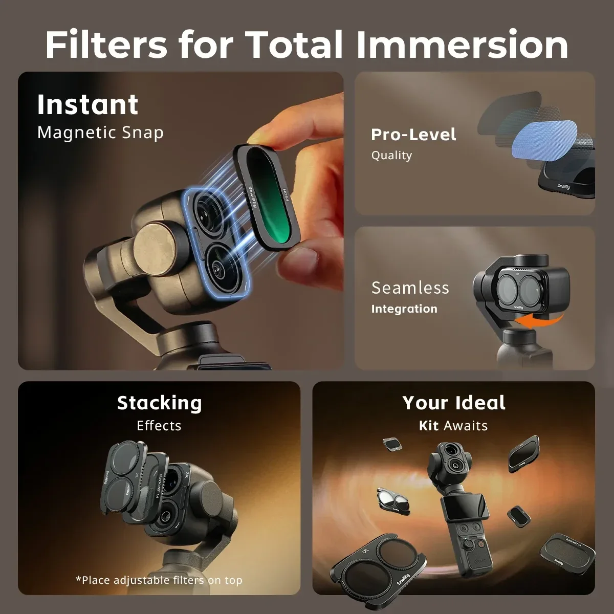 Snoppa ATOM 2 3-Axis Smartphone Gimbal for iPhone Samsung Huawei