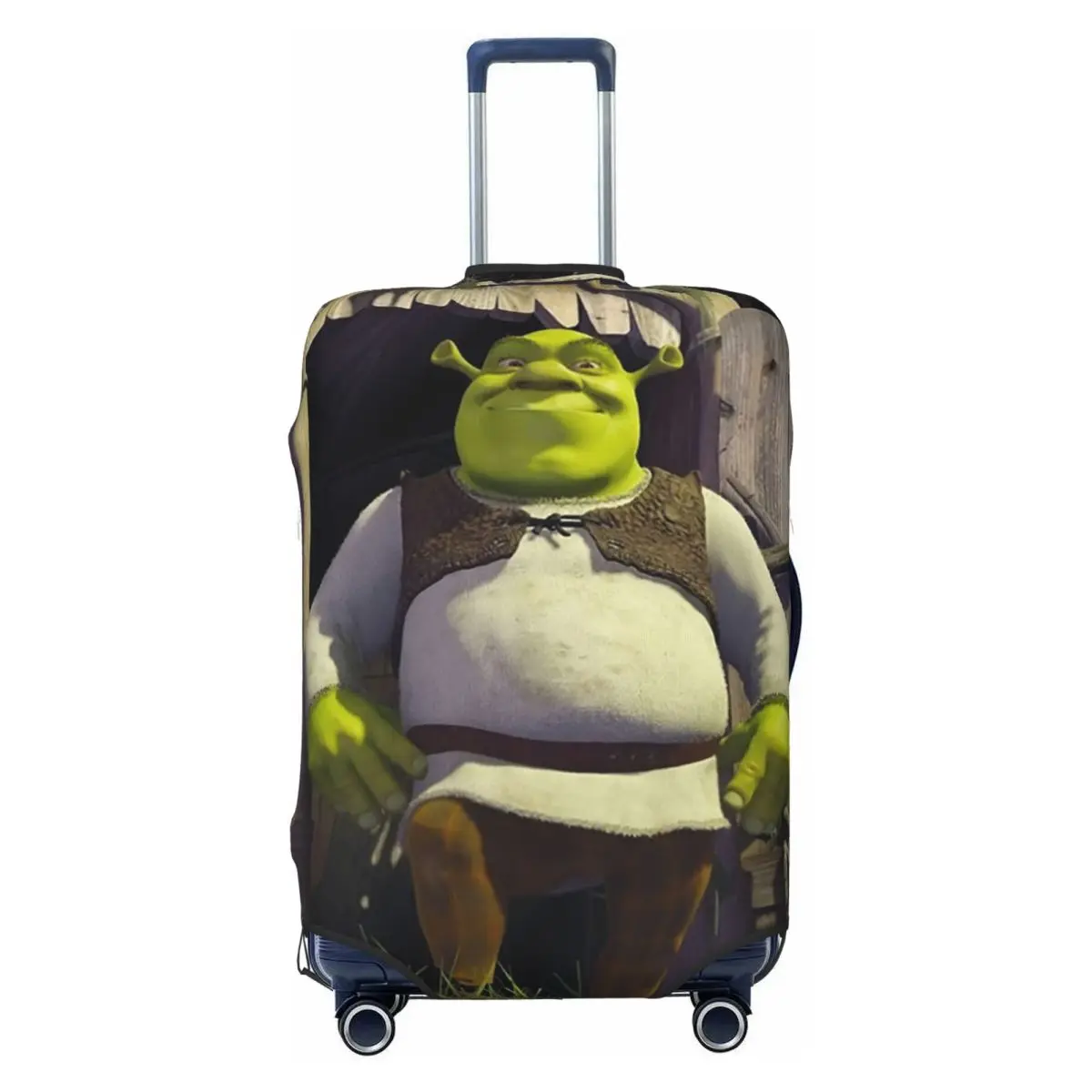 

Cute Shrek Luggage Cover Elastic Monster Travel Suitcase Protective Covers Suit For 18-32 inch