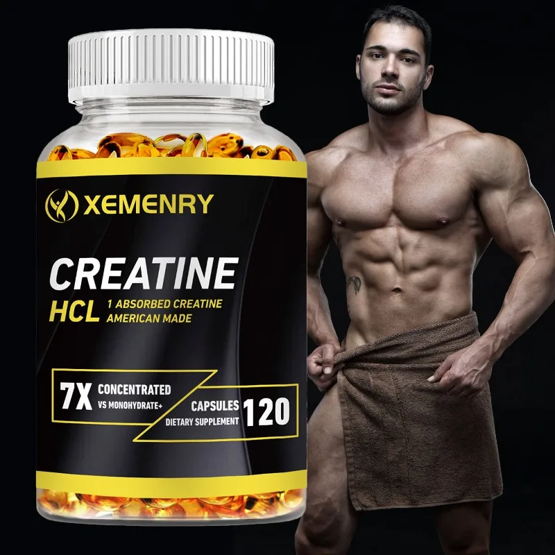 

Creatine HCl - Muscle,Cognitive,and Cellular Energy Support,Boosts Energy, Endurance, Improves Athletic Performance
