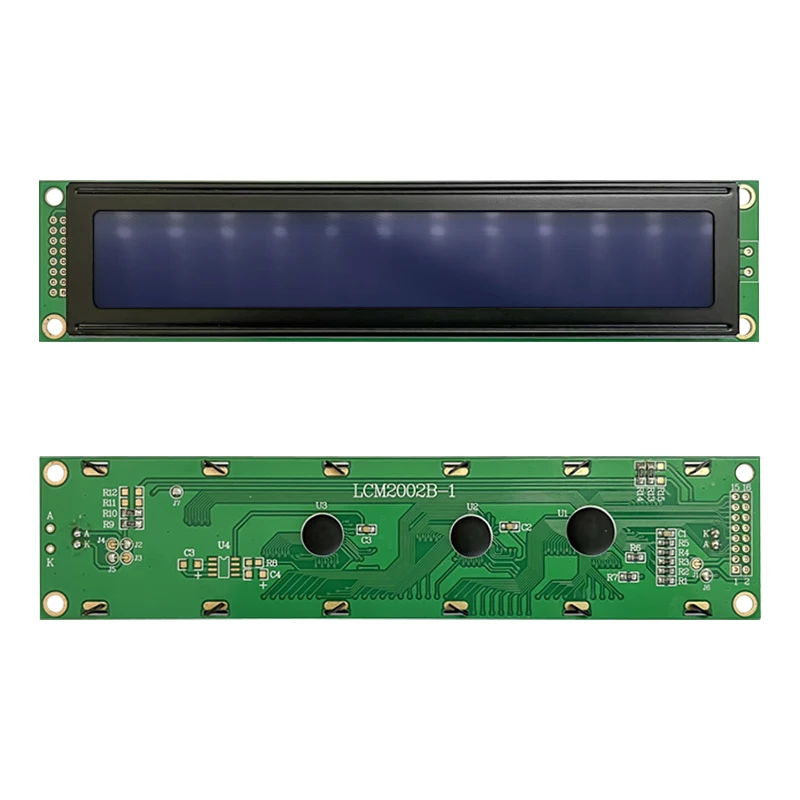 2002B lcd Display Module Controller AIP31066, 5V Blue Film White Letters 20x2 Character LCD Module