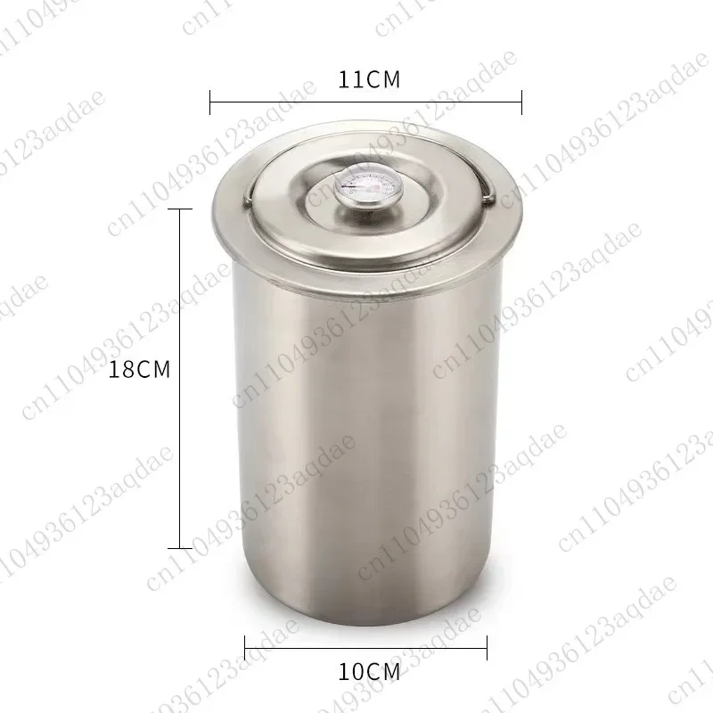 Stainless Steel Steaming Pot Multi-Function Meat Steamer with Built-in Thermometer Commercial-Grade Large-Capacity Meat Cooker