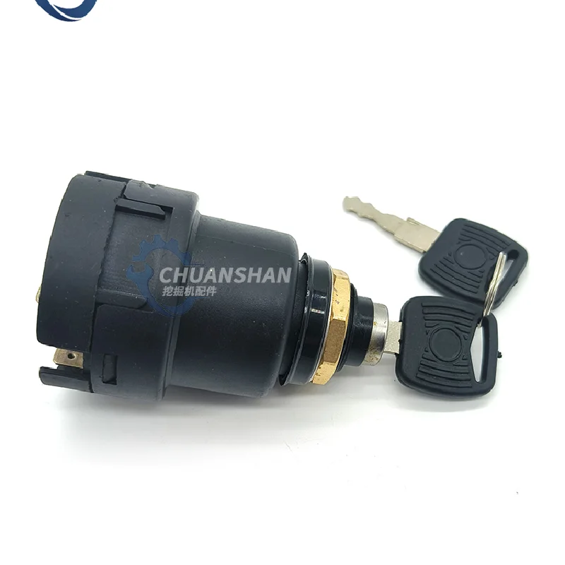 Excavator accessories for SDLG 60/65/85/135/150/210 Electric door lock start switch ignition switch