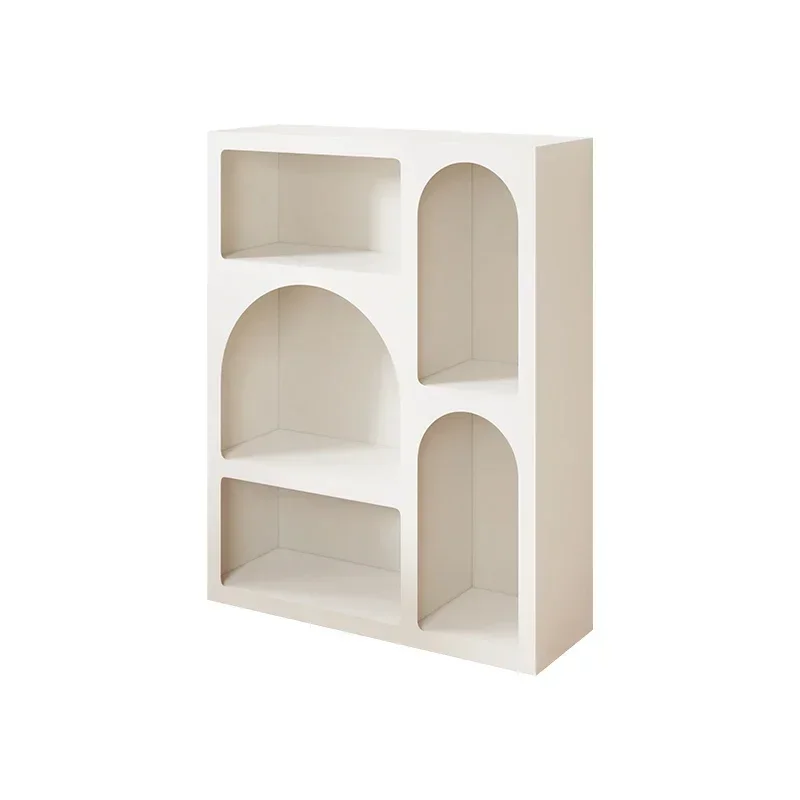 TLL Shelf Floor-Standing Home Entrance Cabinet Cream Style Bookshelf Cave Cabinet