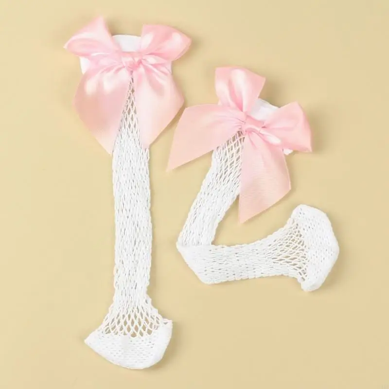 54df 1 par calcetines calcetines bowknot lindo para vestido fiesta para niña para niños pequeños