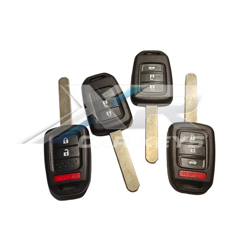 2/3/4 Buttons Replacement Remote Car Key Shell Case Cover Fob Blank For Honda  Accord CR-V Fit XRV Vezel City Jazz HRV FRV