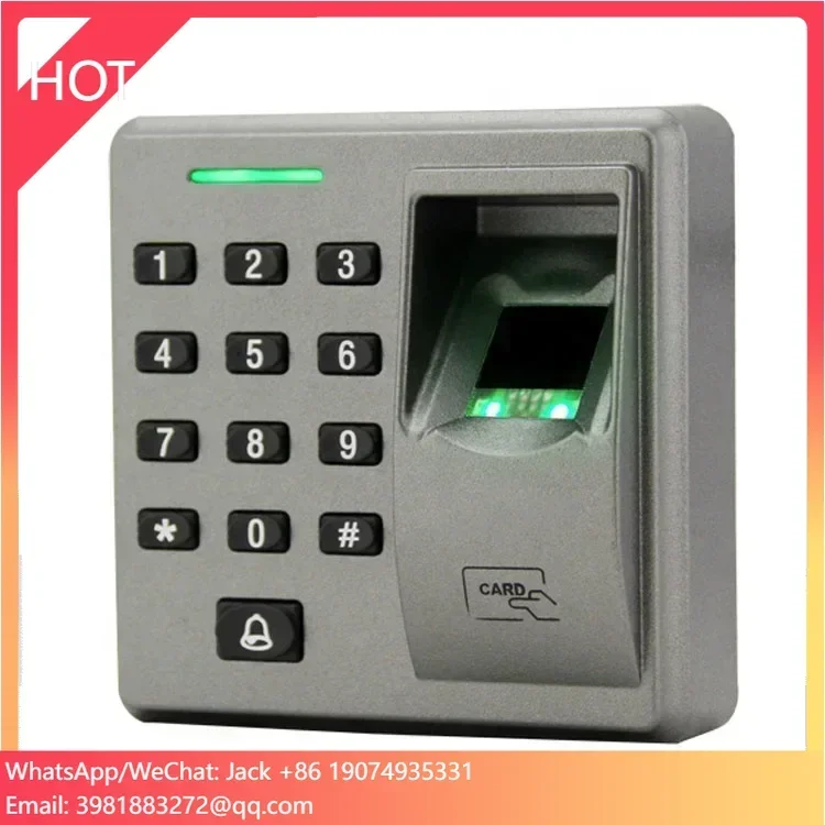 ZK FR1300 Smart Security Door Lock Biometric Access Control System RS485 Slave Fingerprint Reader