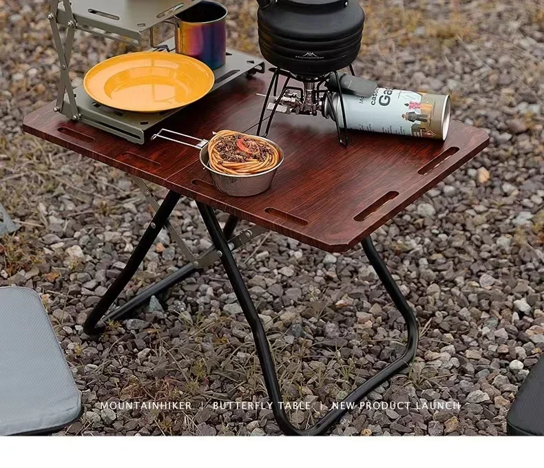MOUNTAINHIKER Teetisch aus Aluminiumlegierung, für den Außenbereich, Camping, Butterfly, tragbarer Tisch, Stuhl, Klapptisch, hochwertige Möbel – Detail 14