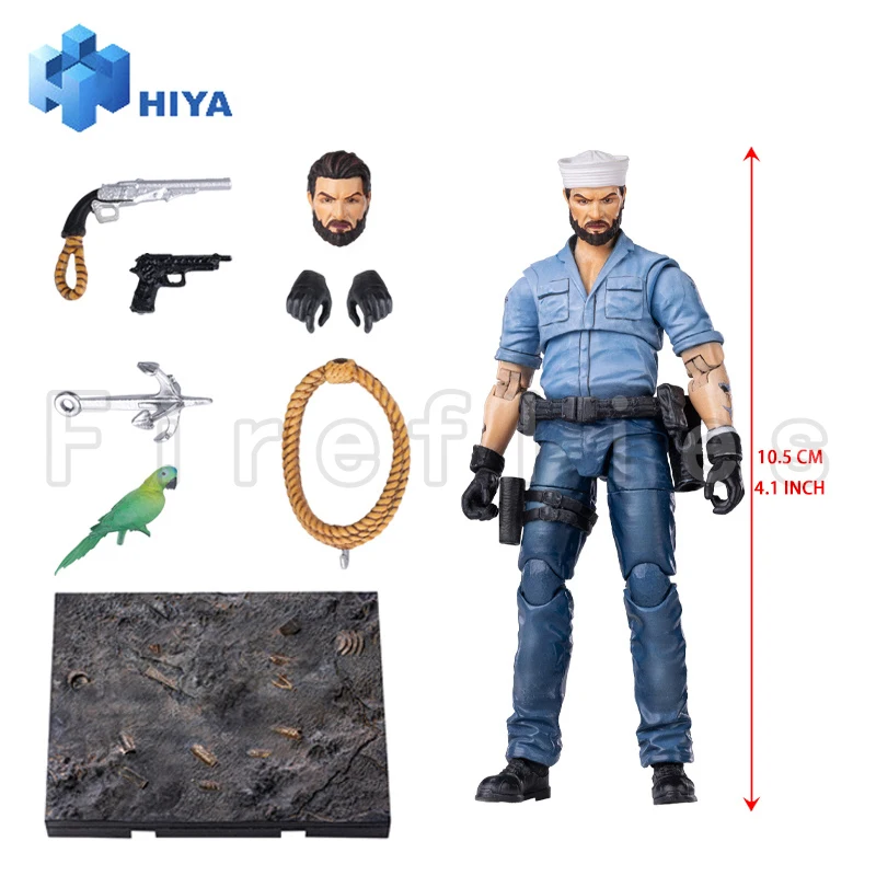 

[Pre-Order]1/18 HIYA 4inch Action Figure Exquisite Mini Series G.I.Joe Shipwreck Anime Model Toy