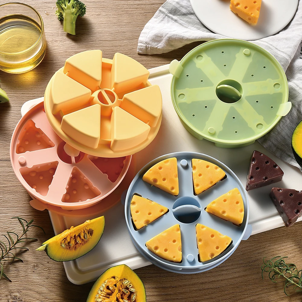 

1Pcs Household Cheese Patten Silicone Mold Candy Chocolate Mould Bread DIY Kitchen Supplies Cake Bakeware Pan Baking Tools