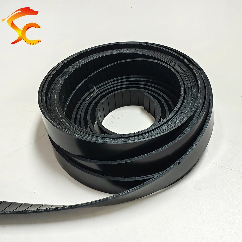 Ceinture plate en PU de haute qualité 5 mètres/lot, noir P3 largeur 25mm épaisseur 3mm couleur noir, équipement de fitness, livraison gratuite