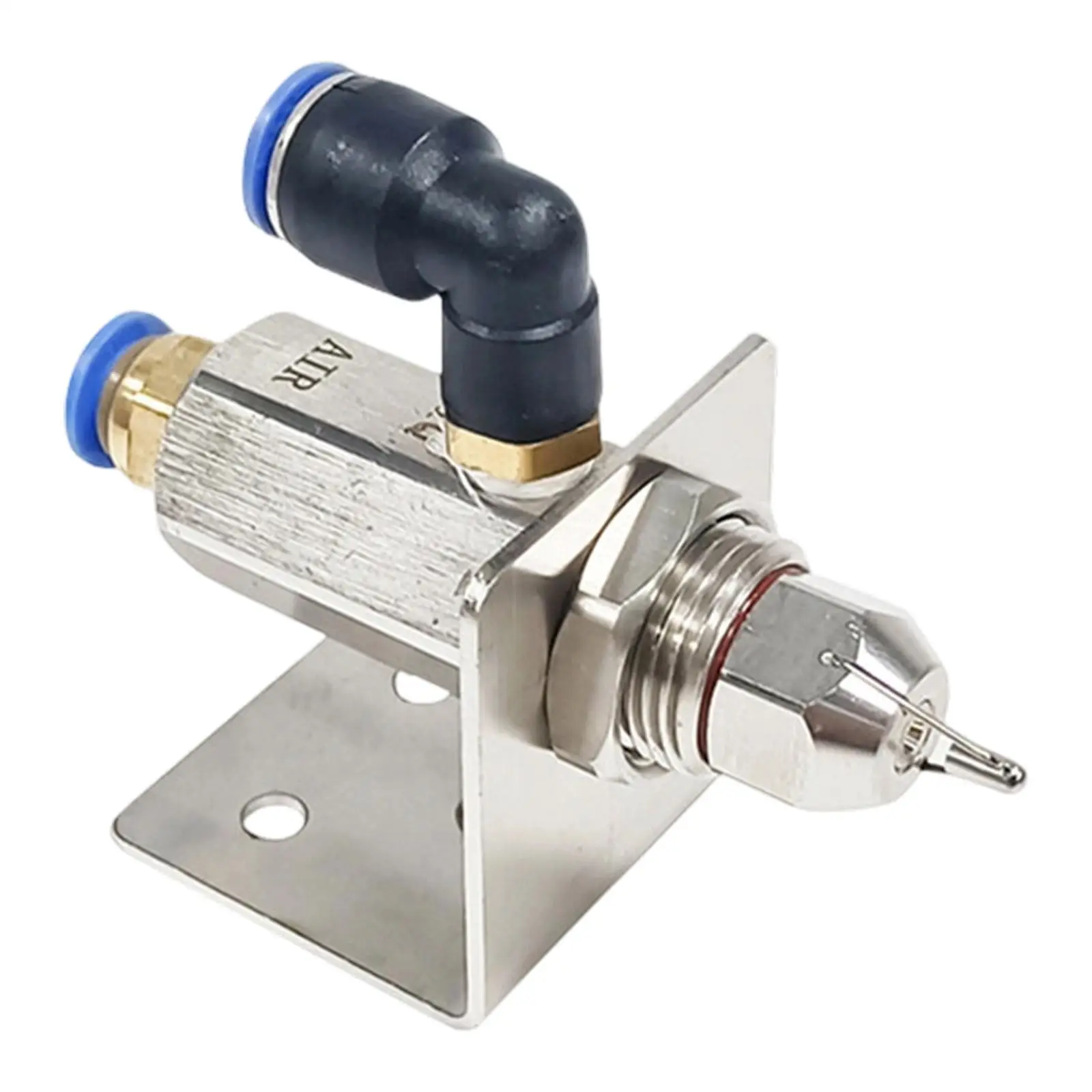 Air Atomizer Nozzle with Corner Code Installation 304 Stainless Steel Dry Mist Spray for Ash Discharge Area Cleaning and Cooling