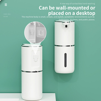 380ML Four Levels Rechargeable Electric Automatic Sensor Liquid Soap Dispenser Smart Touchless Hand Sanitizer Washing Machine