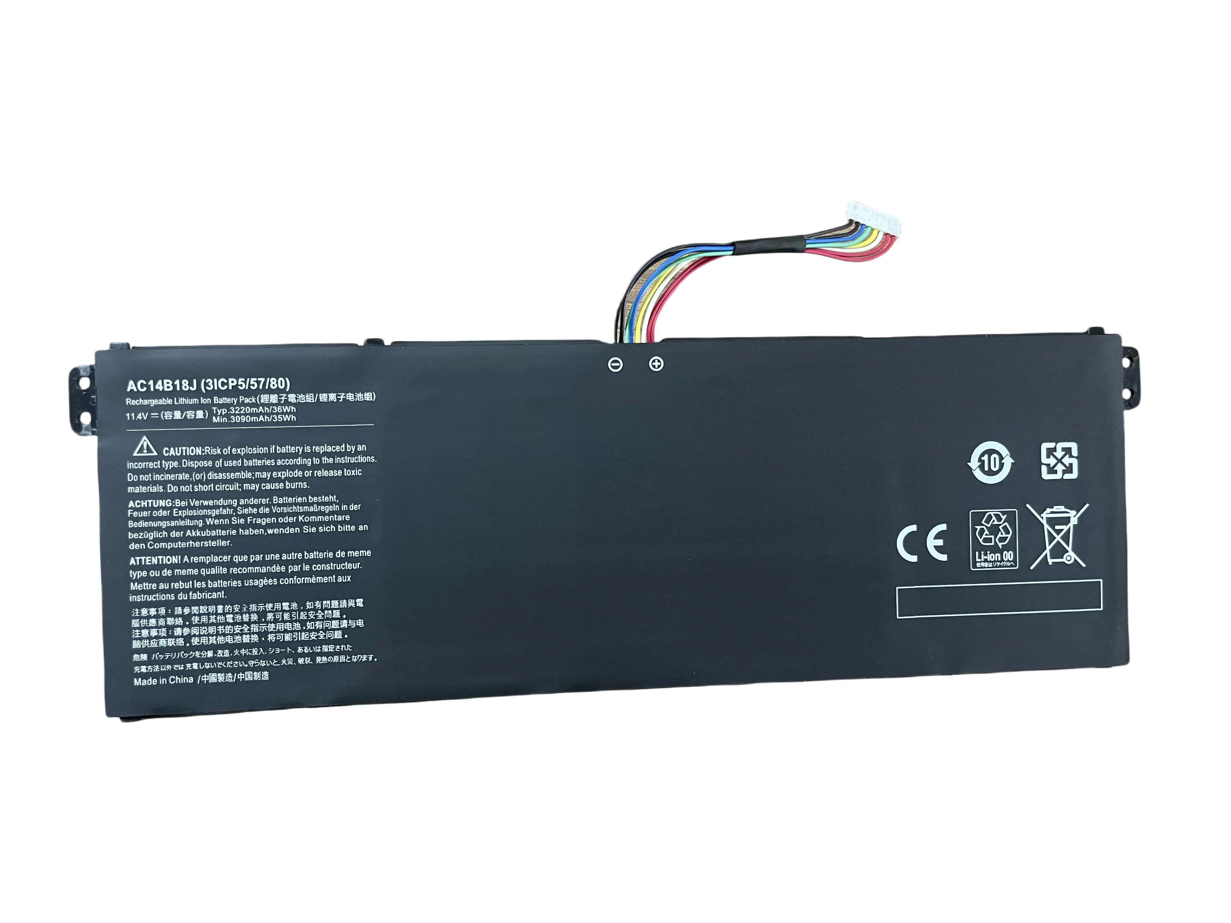 Nueva batería para ordenador portátil 14B18J para Acer Aspire ES 15 ES1-571 ES1-131 ES1-331 ES1-520 ES1-531