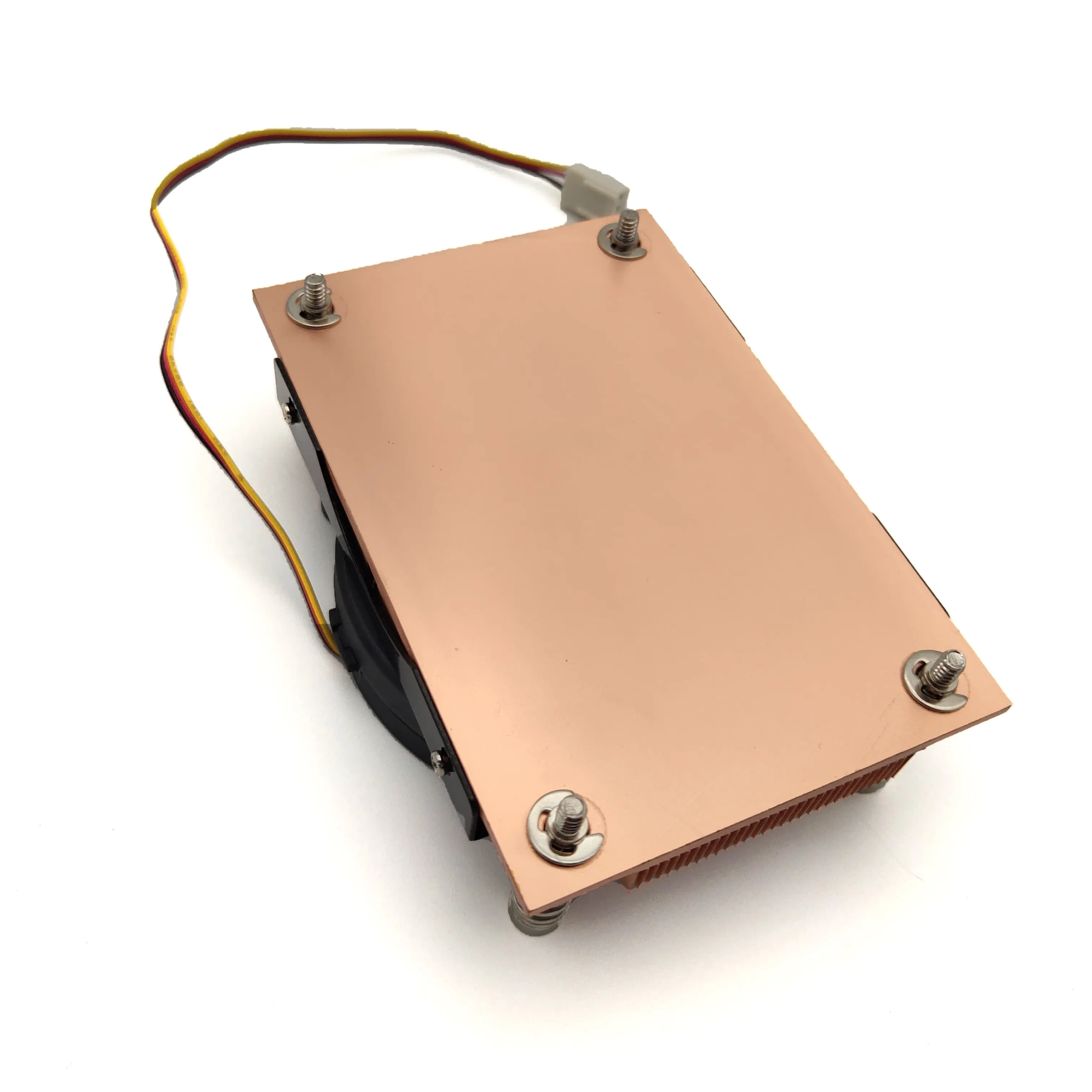 Leopard 1U Active CPU Cooler Pure Copper AM4 PWM Temperature Control Cooling Fan AMD Multi‑Platform Desktop CPU Radiator