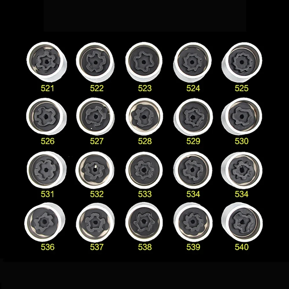 1 Piece Wheel Lock Key - For VW Passat Tiguan Touareg Scirocco Tire Anti-theft Screw Key Hub Sleeve Removal Tool