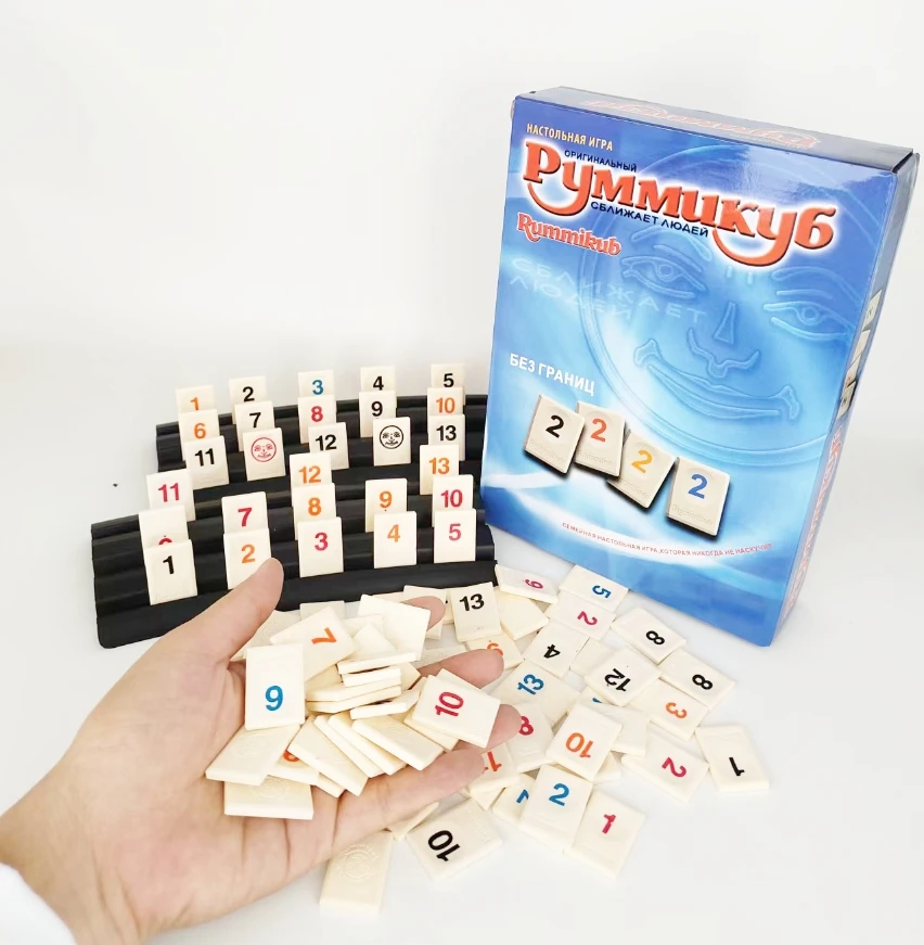 Russian Rummikub Bridge game Experience Endless Fun with Rummikub Board Games | Rami Tile Game for Families and Friends