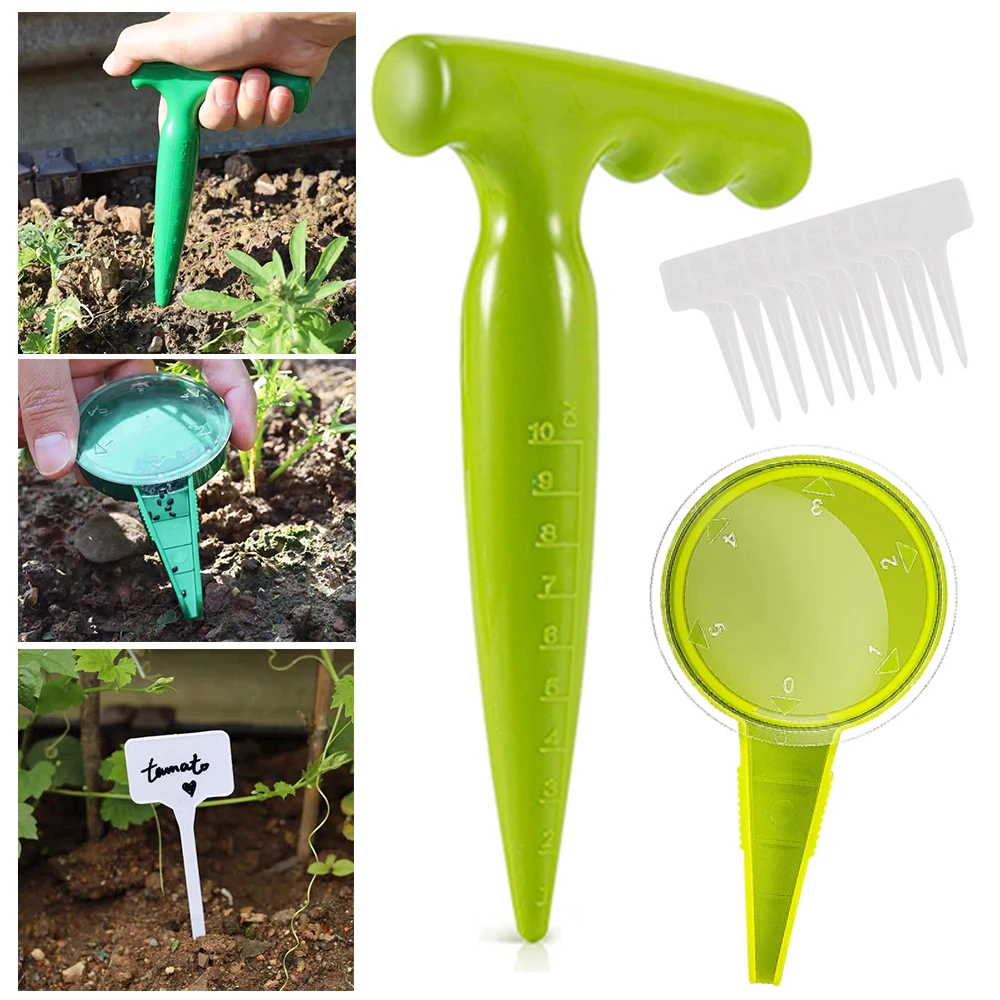 Practical Outdoor Tools Migration Accessory Garden Cultivation Plant Sow Dibber Hole Punch Durable Loosen Soil Seedlings Dibber