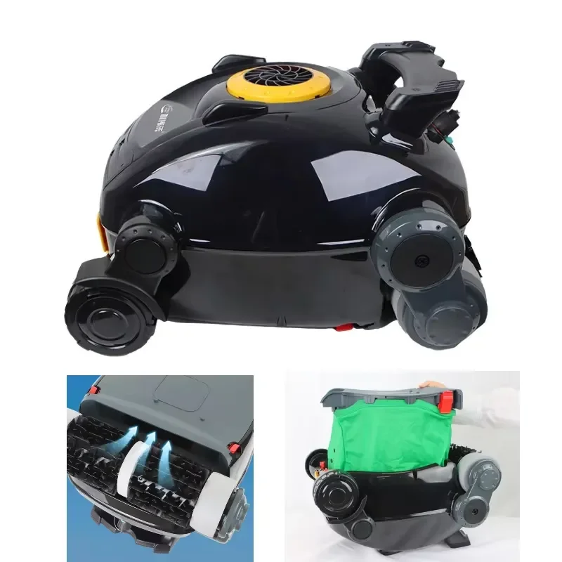 STROVAN Cordless Robotic Pool Vacuum Cleaner Cleaning Robot Automatic High Efficiency Rechargeable Battery for Public