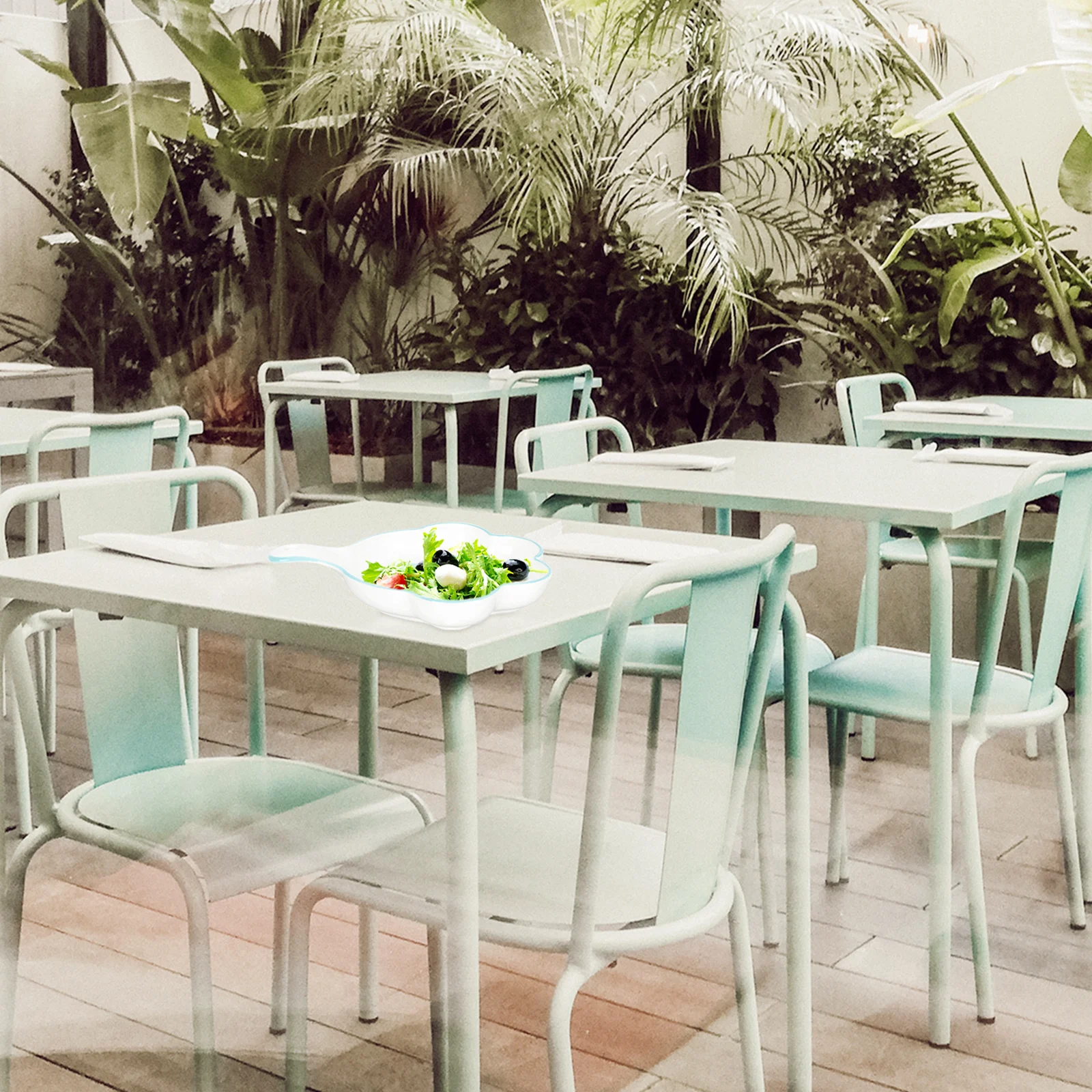 

Ceramic Cat Paw Printed Oven Safe Plate Multipurpose Food Dish Microwave Baking Appetizer Serving Plate