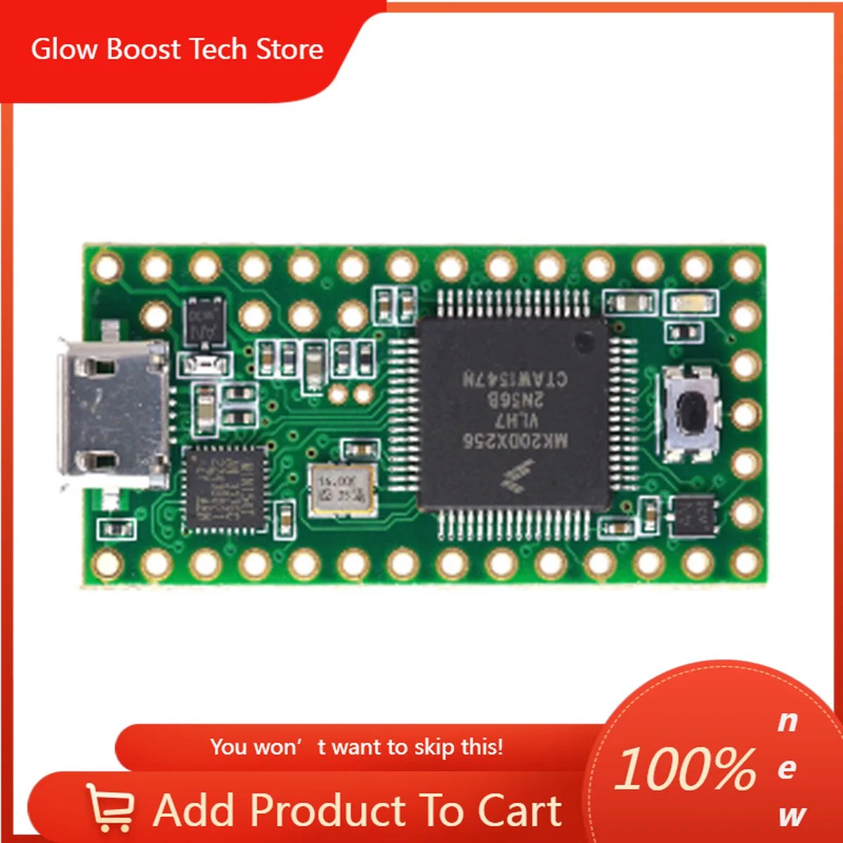 

Плата разработки NYTeensy 3.1 MK20DX256, микроконтроллер USB AVR, для клавиатуры и мыши, ISP, 256 КБ Flash, экспериментальная плата, 34 входа/выхода