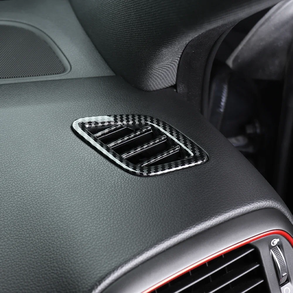 For Hyundai I30/I30 N 2017-2025 Car Tuning Carbon Fiber Front Upper Air Outlet Vent Cover Trim Accessories LHD 5