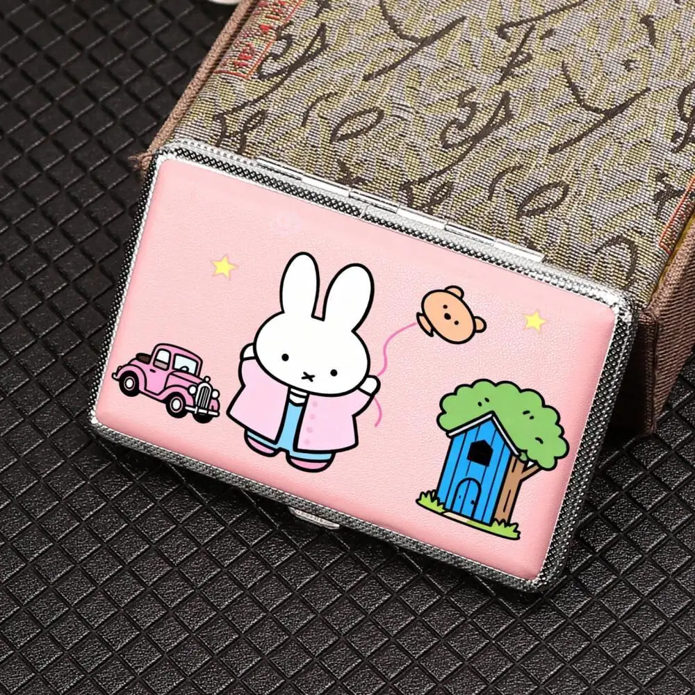 

Miffy Cigarette Box Anime Cute Cartoon Creative Simple Multi Style Large Capacity Portable Kawaii Fine Cigarette Box Gift