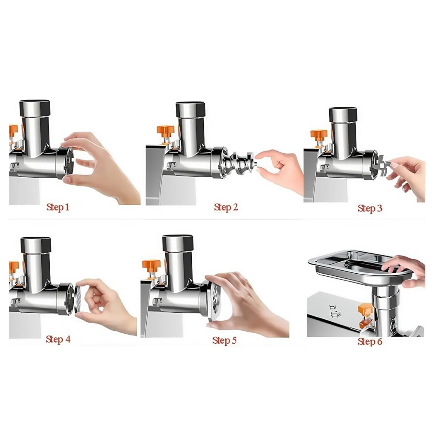 2PC/Set #12 12/18mm Meat Grinder Plate Discs Blades for FGA Food Chopper and Hobart, LEM, Cabelas, Weston, MTN Meat Grinders