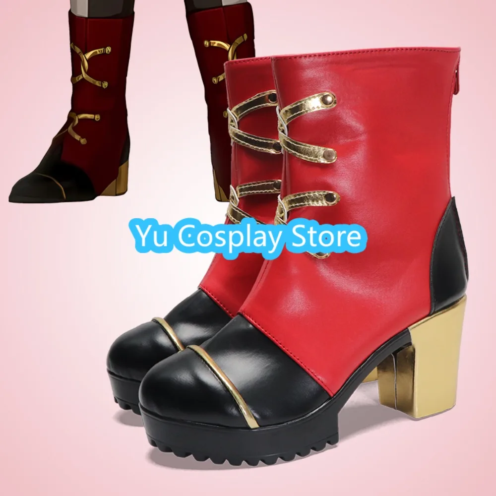

Yu Cosplay Store Valkyrie Album Cover Cosplay Shoes Anime Cosplay Shoes Boots Halloween Costumes Props