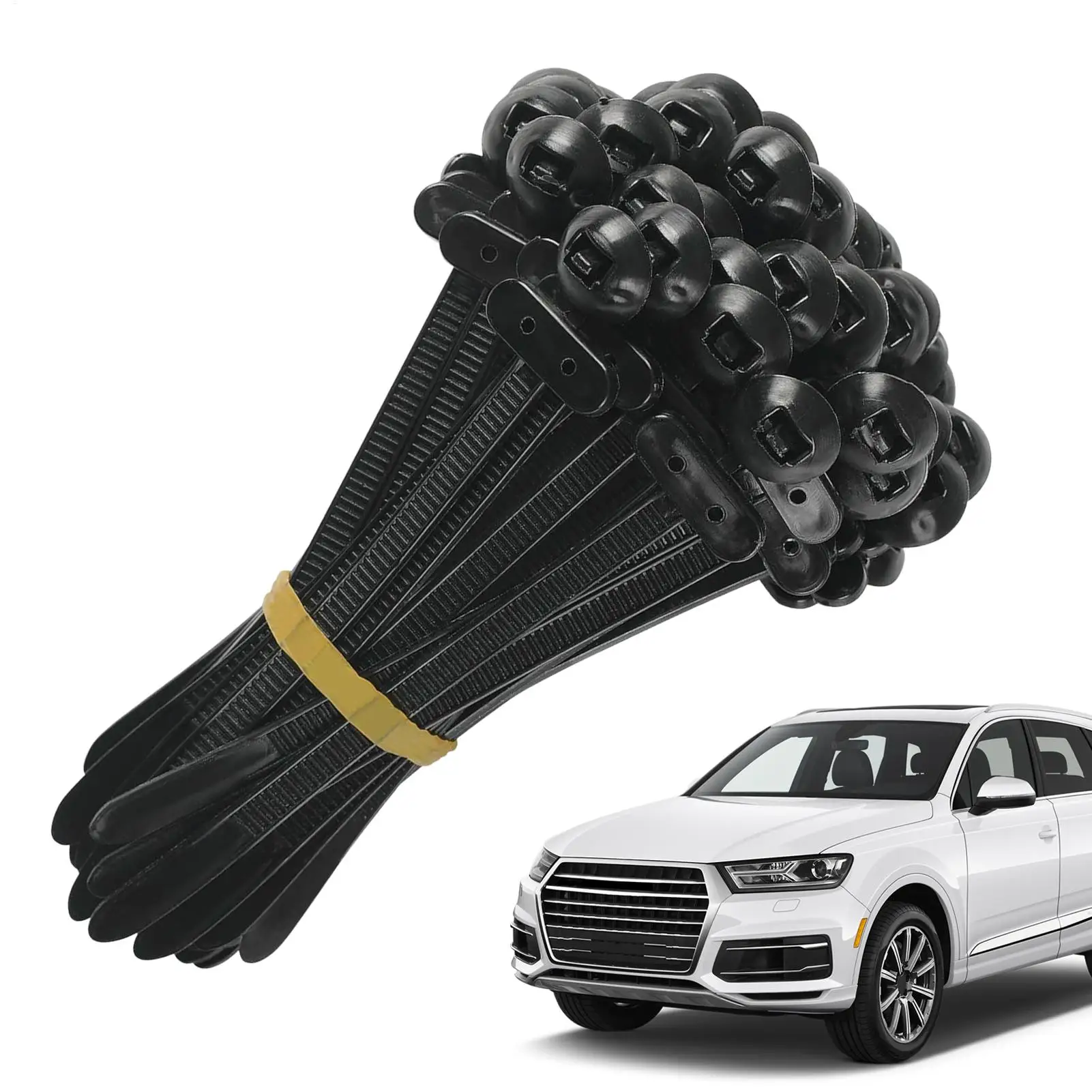 

Автомобильная кабельная стяжка, сверхмощная застежка, автомобильная кабельная стяжка для авто, мотоцикла, EV, седан, багажник, установка в гараже на открытом воздухе