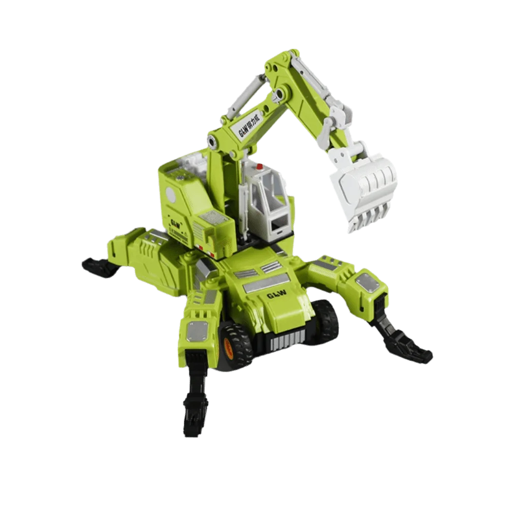 

Rotating Function Transformable Engineering Vehicle Toys Alloy Material Plastic Material Diecast Car Model Lifting Function