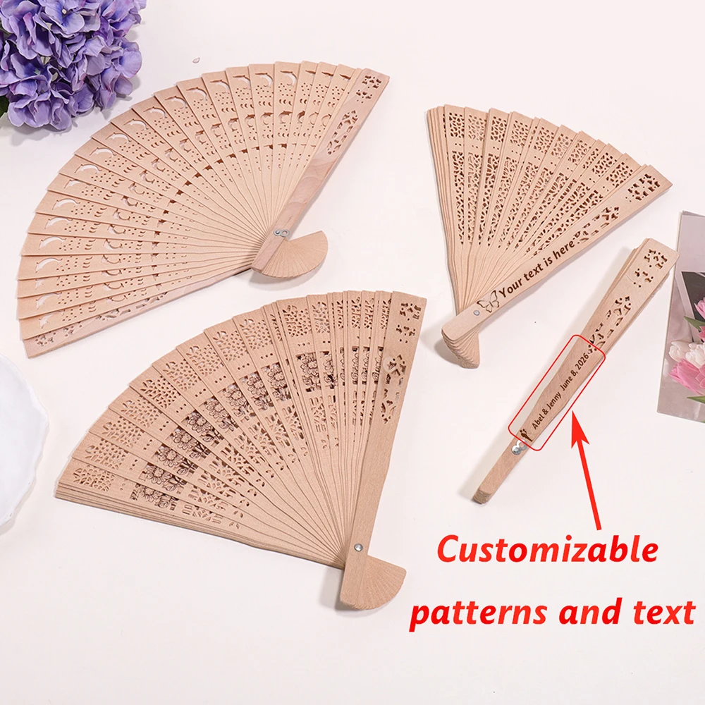Lot de 5 éventails en bois per - Wedding Souvenir avis et prix