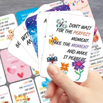 50張正能量鼓勵卡片,包含勵志文字,適用於女性、男性、家庭、生日、日常、精神療癒、肯定語等場合。 10 最佳銷售 激勵卡片 - №9