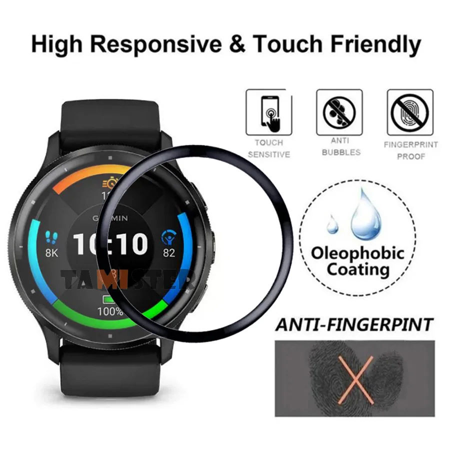 Protective Film For Garmin Venu 3 3S Smart Watch Screen Protector For Garmin Venu 2 Plus 2S Full Coverage Accessories Not Glass