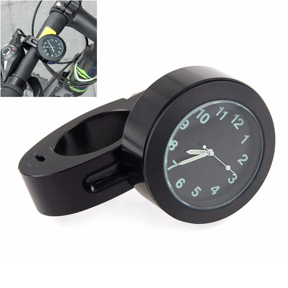 

Durable Lightweight Motorcycle Handlebar 7/8" Motorcycle Clock Handbar Motorbike Accessory Mount Digital Clock 7/8\