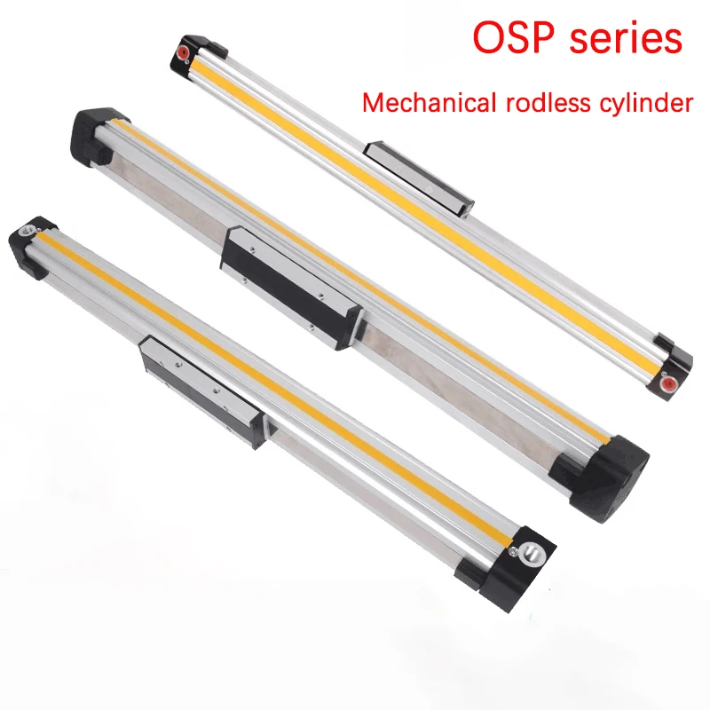 OSP Pneumatic Air Cylinder Bore 25/32/40mm Mechanically Jointed Double Acting Rodless High Thrust OSP-25