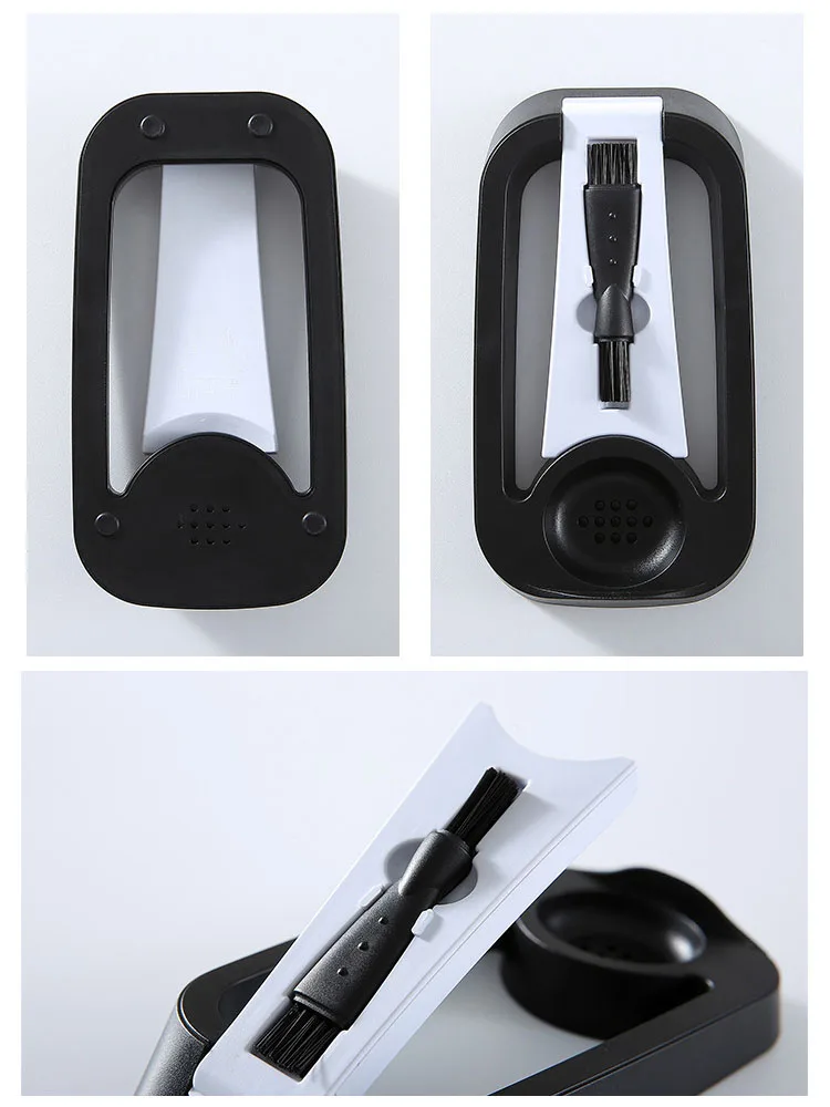 Electric Shaver Stand Holder Universal Razor Support Holder with Cleaning Brush Cleaner Holding Frame for Various Models image 6