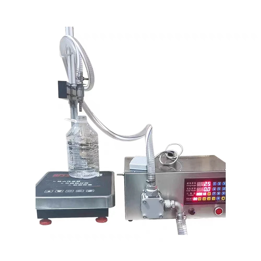 

Hot Sale Fully Automatic Oil Dishwashing, Hand Sanitizer, Shampoo, Cream Bottle Weighing, Liquid Dispensing and Filling Machine