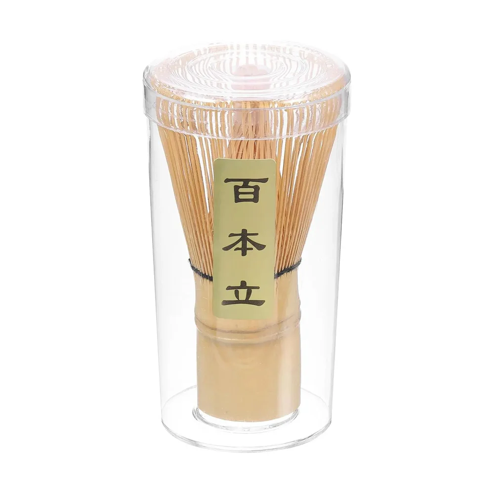 Batedor de Chá Verde Matcha, Batedor de Bambu Japonês Chasen, Ferramenta para Preparar Pó de Matcha, Escova para Chá, Colher Tradicional, Batedor Natural de Matcha