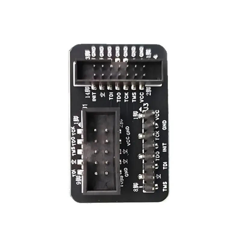 A29F-For Xilinx تنزيل لوح مهايئ 10P 2.54 مللي متر إلى 2.0 مللي متر 14P صف واحد 8P LCD مهايئ لشاشة