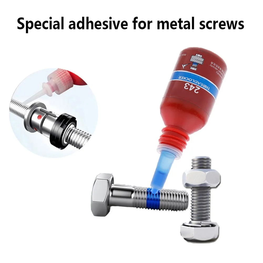 خزانة لا هوائية لقفل خيوط الغلق ، غراء سريع الشفاء ، أدوات يدوية ، قوة متوسطة ، خيوط تحت M20 ، 10 ~ ~ ~ ~ ~ ~ ~