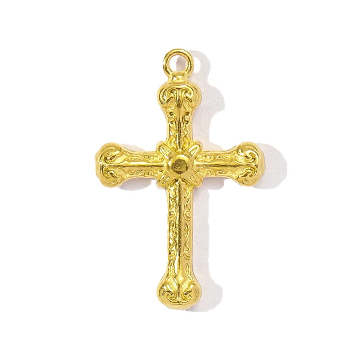 5pcs/Lot Wholesale Stainless Steel Cross Anchor DIY Earring Charms Peace Dove Star Necklace Pendants Women Pistol Jewelry view 4