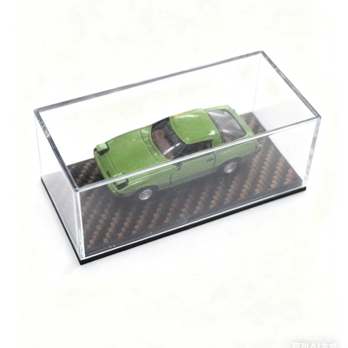 

Акриловая витрина 4,1 "x 1,8" Чехол для масштаба 1:64 1:87 Модель автомобиля Коллекционная фигурка Миниатюрная DIY Будинок Диорама