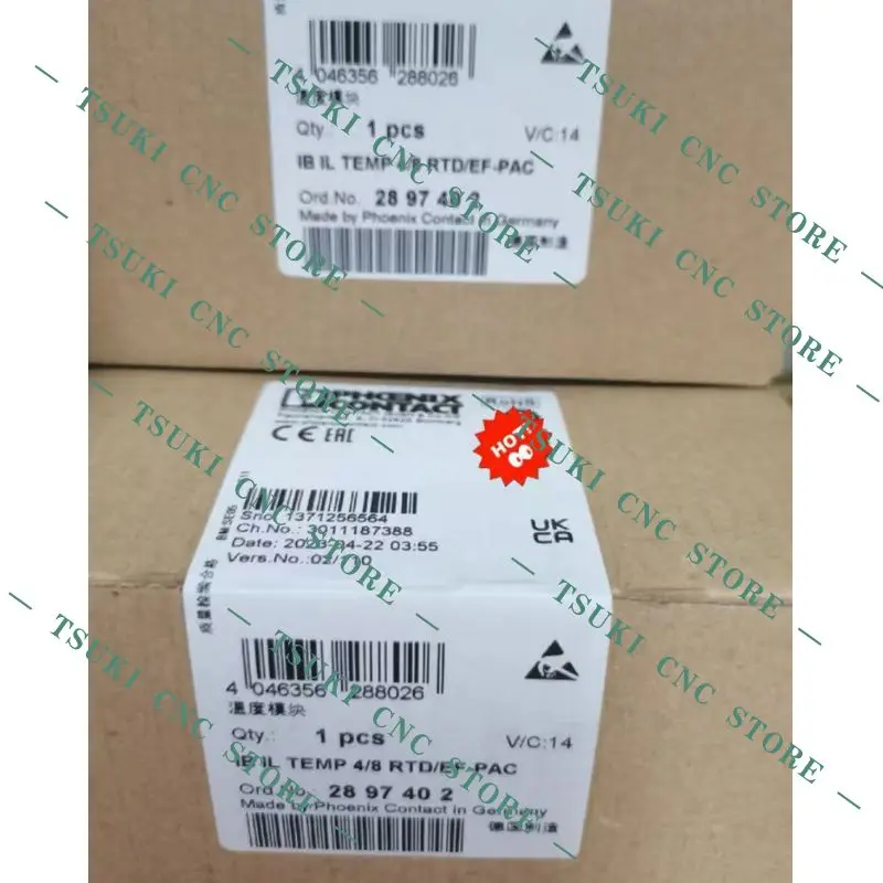 

2897402 IB IL TEMP4/8 RTD/EF-PAC - Temperature Module Test Ok Quick Shipping New Used