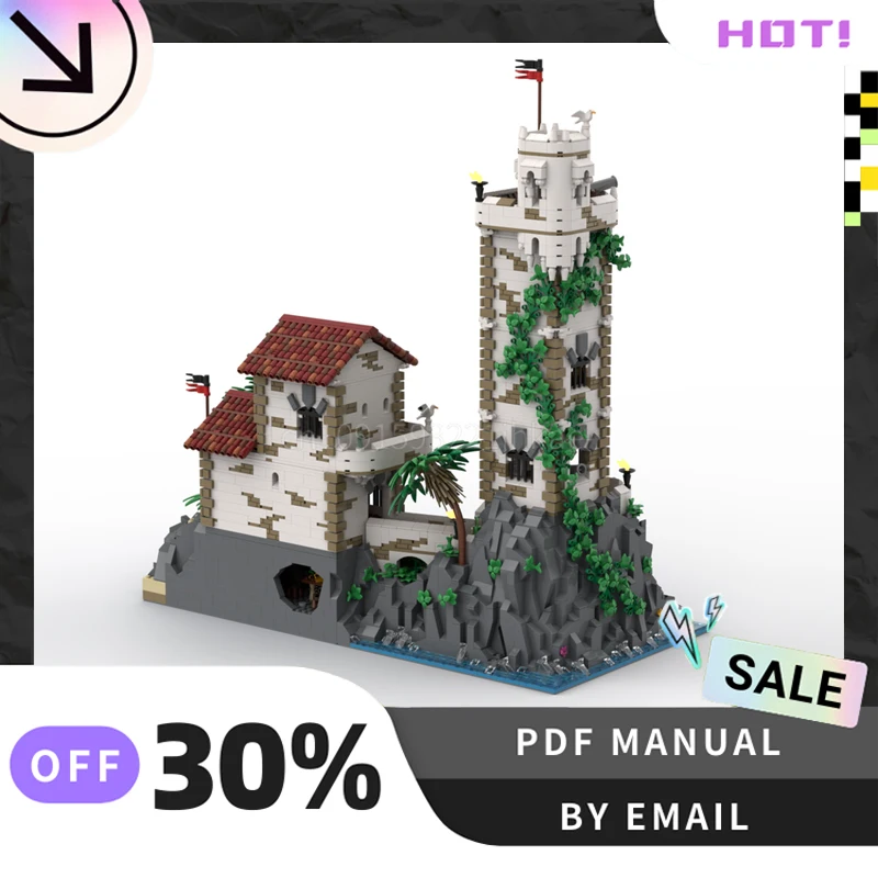 [5101PCS] MOC Personalizzato Vecchia Guardia Casa e Torre Blocchi di Costruzione Creativi Set STEM Giocattoli Educativi Kit Modello di Costruzione FAI DA TE