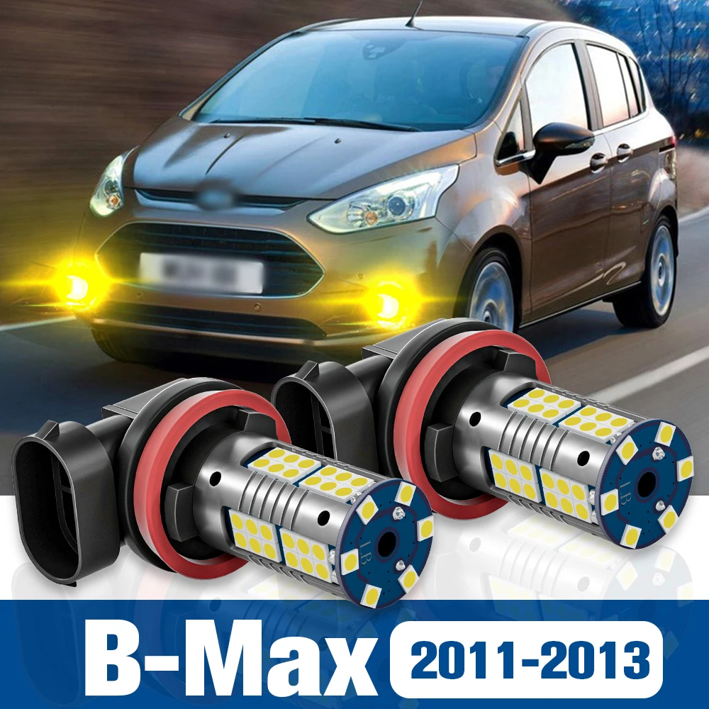 

2pcs LED Fog Light Blub Lamp Accessories Canbus For Ford B-Max B Max 2011 2012 2013