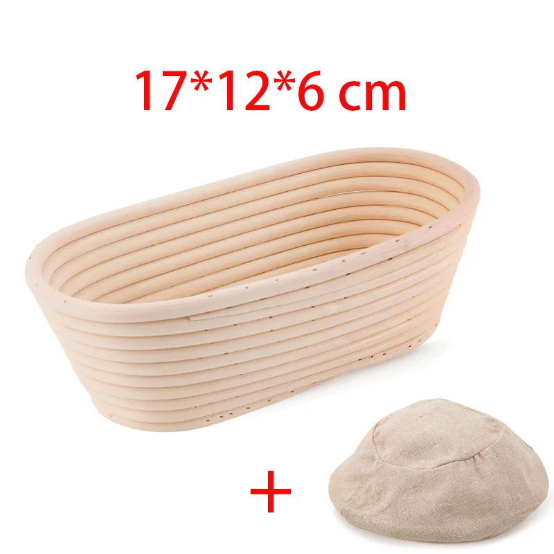 Brotkorb aus natürlichem Rattan, handgefertigt, Rattan-Weiden-Backnapf, Teiggärung, Sauerteig, Banneton-Brotkorb