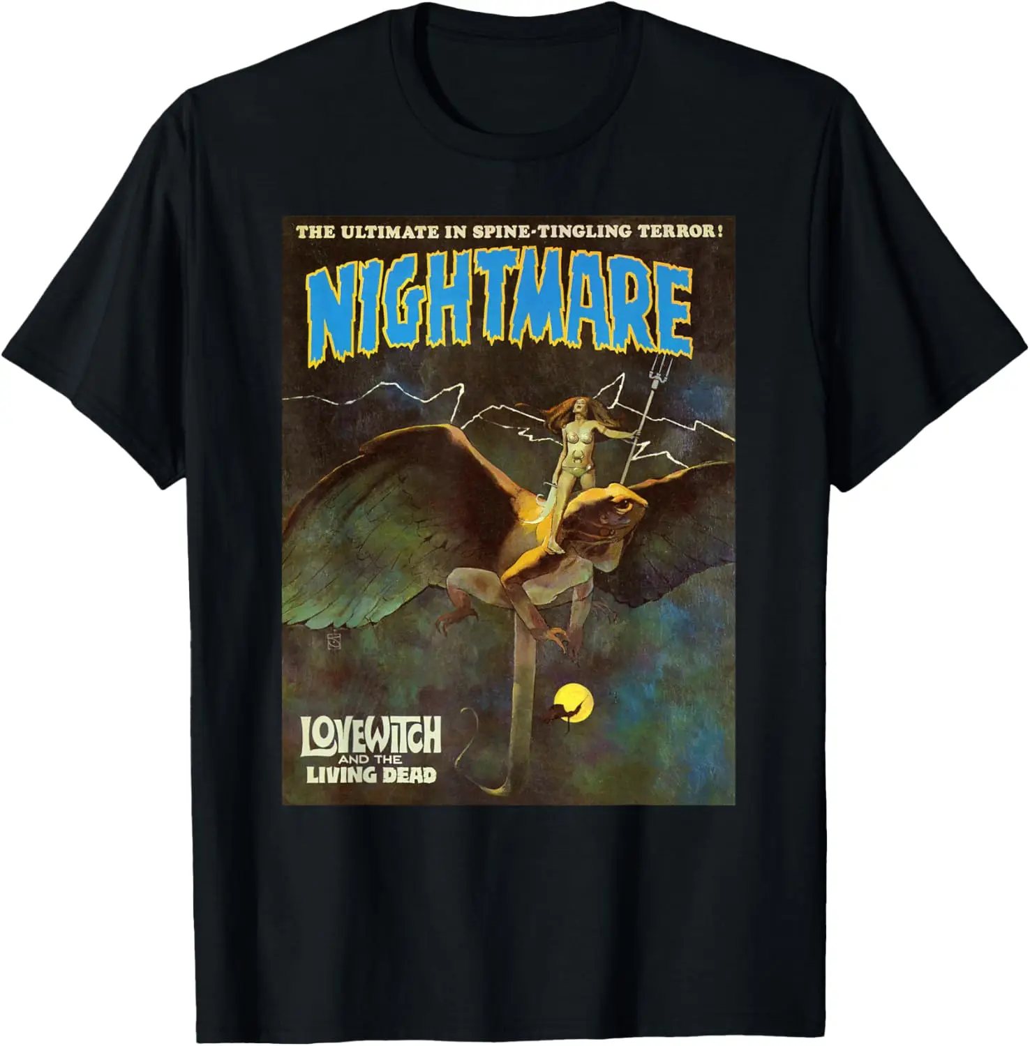 Hot Pin Up Girl Science Fiction Vintage Horror Sci Fi Art T-Shirt
